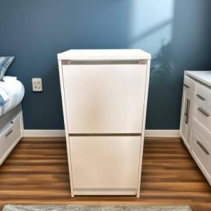 MUEBLE ZAPATERO BLANCO 2 PUERTAS