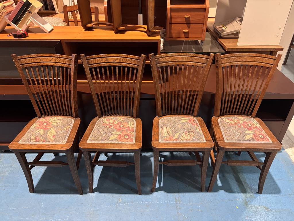 4 SILLAS DE COMEDOR VINTAGE - Imagen 6