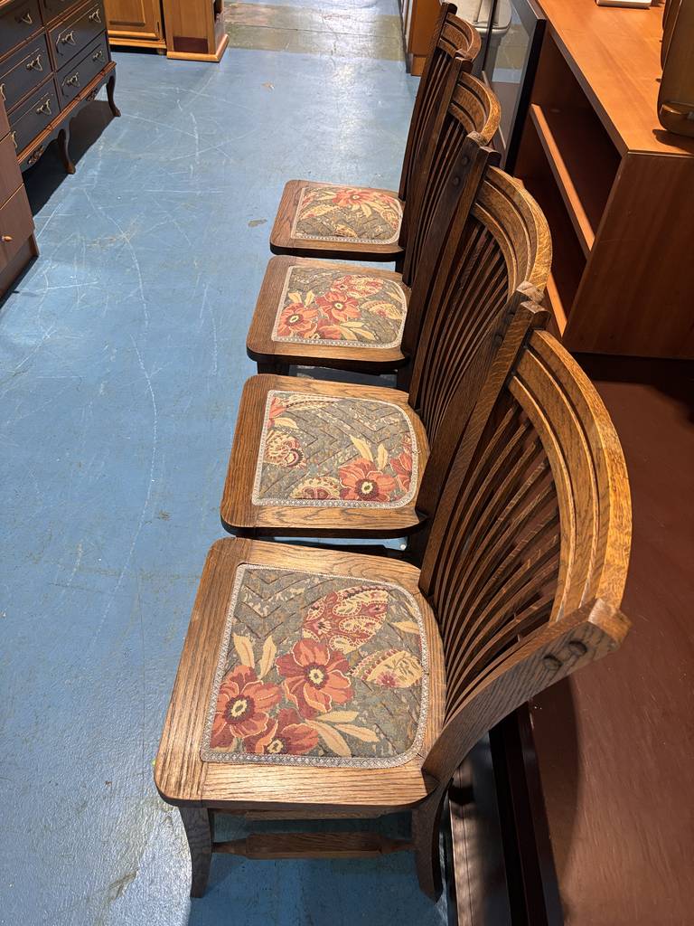 4 SILLAS DE COMEDOR VINTAGE - Imagen 2