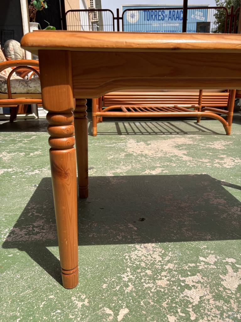 MESA DE CENTRO BAJA MADERA DE PINO - Imagen 3