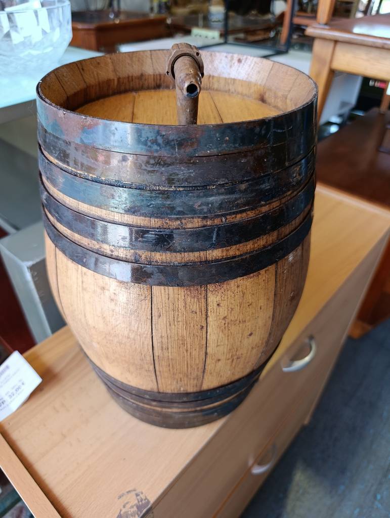 BARRIL DE VINO CON SOPORTE - Imagen 7