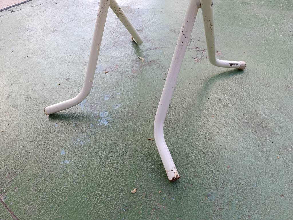 MESA AUXILIAR BLANCA PLEGABLE - Imagen 5