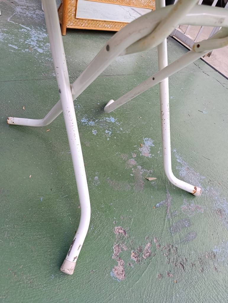 MESA AUXILIAR BLANCA PLEGABLE - Imagen 6
