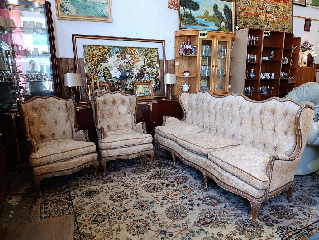 CONJUNTO DE SALON /ESTILO LUIS XV - Imagen 2