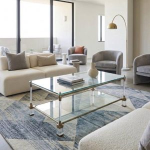 MESA DE CENTRO RECTANGULAR CRISTAL