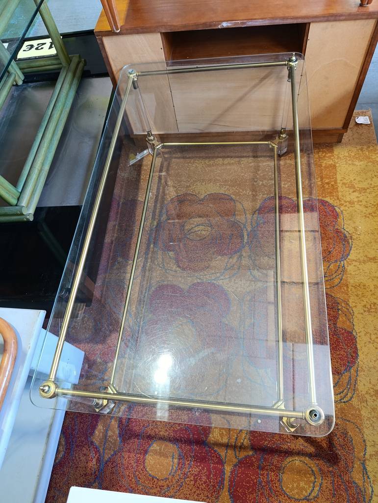 MESA DE CENTRO RECTANGULAR CRISTAL - Imagen 4