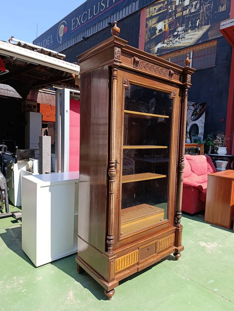 VITRINA/LIBRERIA VINTAGE - S. XIX - Imagen 3