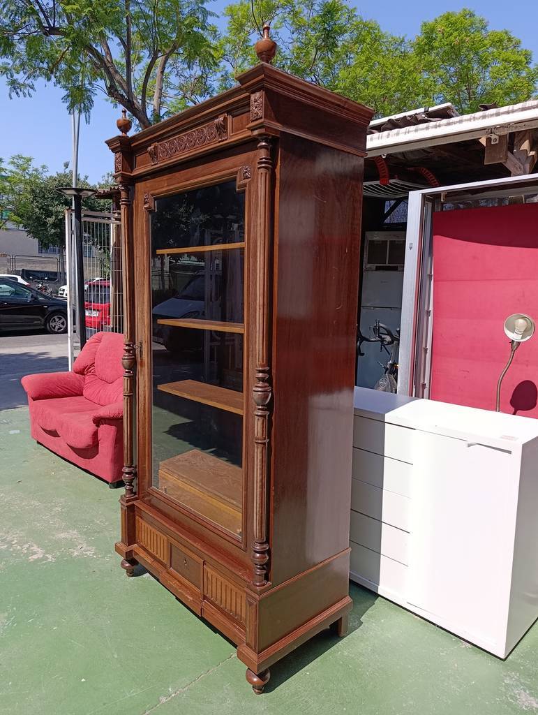 VITRINA/LIBRERIA VINTAGE - S. XIX - Imagen 4