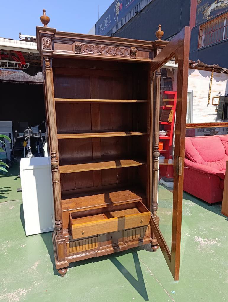 VITRINA/LIBRERIA VINTAGE - S. XIX - Imagen 7