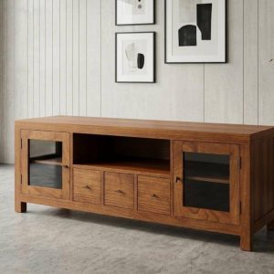 MUEBLE TV BAJO ESTILO COLONIAL