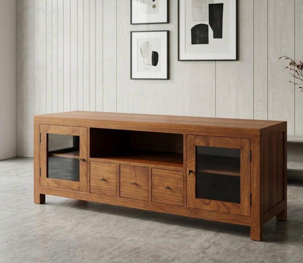 MUEBLE TV BAJO ESTILO COLONIAL