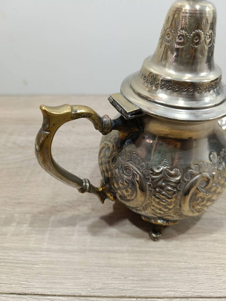 TETERA ARABE METAL LABRADO - Imagen 5