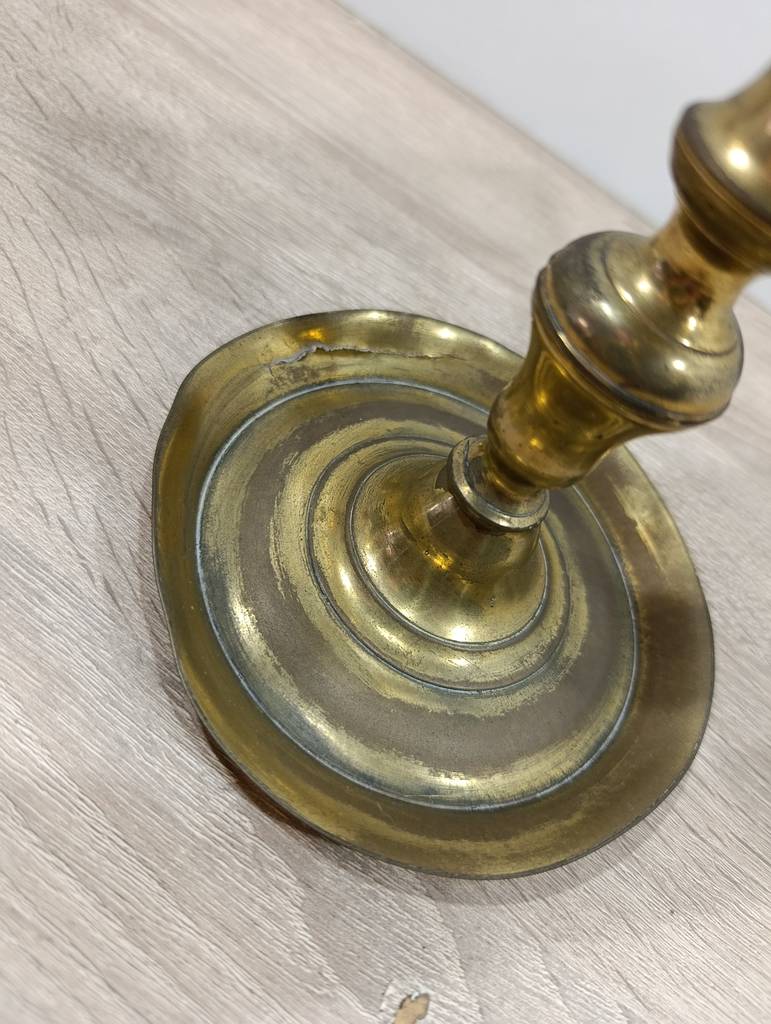 LÁMPARA DE ACEITE DE BRONCE DE 4 CAÑOS - Imagen 5