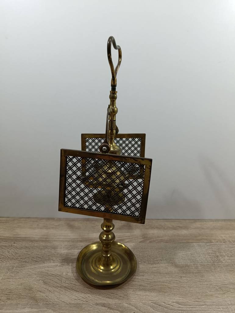 LÁMPARA DE ACEITE DE BRONCE DE 4 CAÑOS - Imagen 7