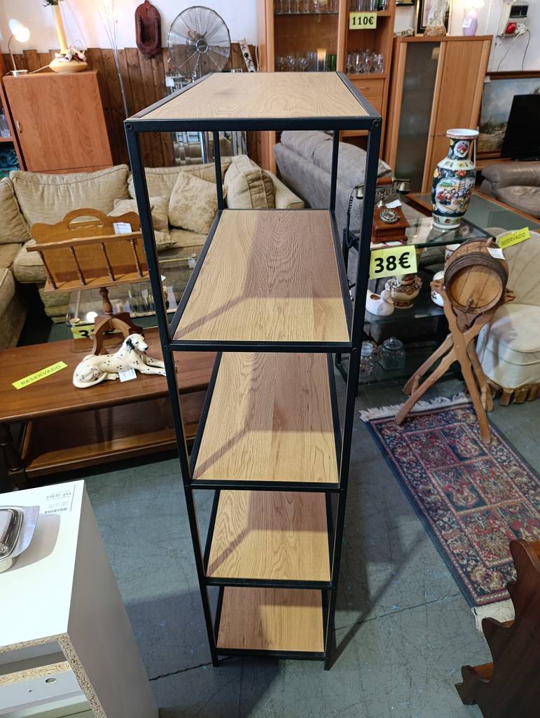 ESTANTERIA METALICA BALDAS DE MADERA - Imagen 3