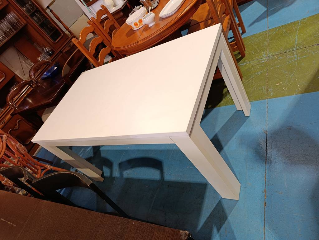 MESA BLANCA RECTANGULAR - Imagen 2