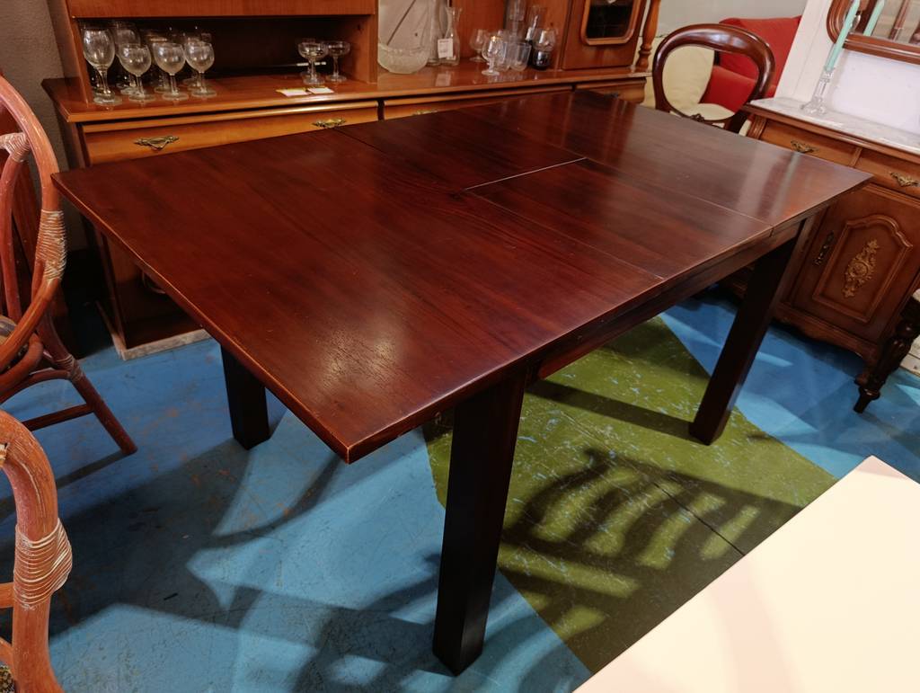 MESA COMEDOR EXTENSIBLE MADERA NOBLE - Imagen 2