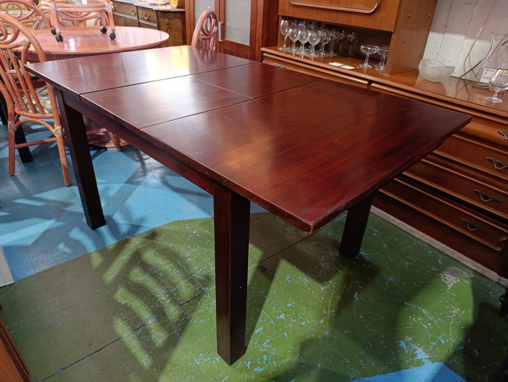 MESA COMEDOR EXTENSIBLE MADERA NOBLE - Imagen 3