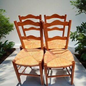 4 SILLAS RUSTICAS/ PROVENZAL