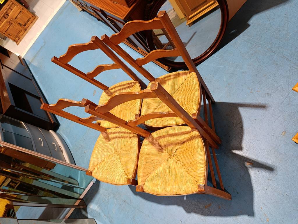 4 SILLAS RUSTICAS/ PROVENZAL - Imagen 3