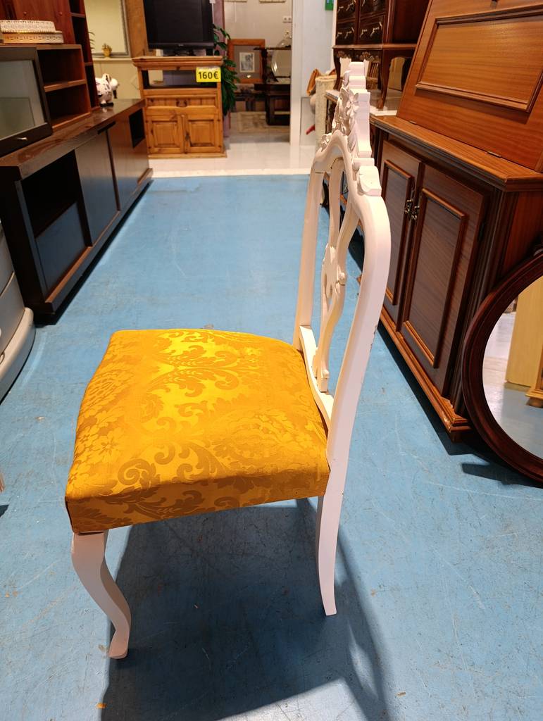 SILLA VINTAGE ESTILO ROCOCÓ /BARROCO - Imagen 5