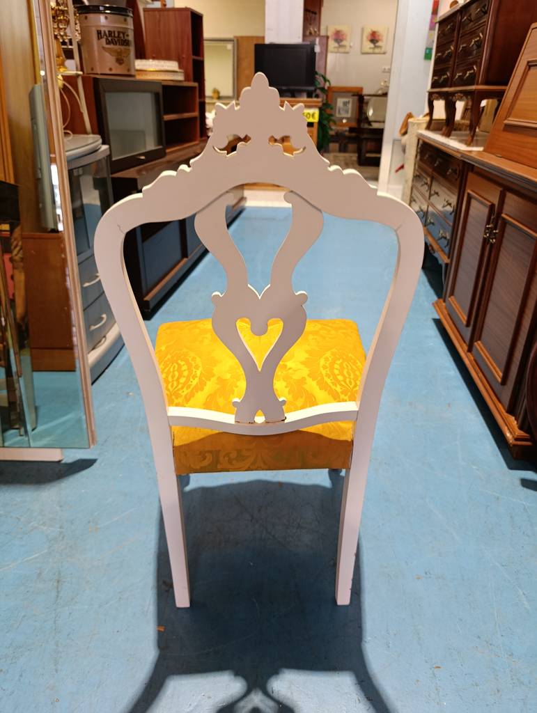 SILLA VINTAGE ESTILO ROCOCÓ /BARROCO - Imagen 6