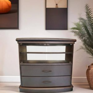 MUEBLE TV / AUXILIAR GRIS PLATA