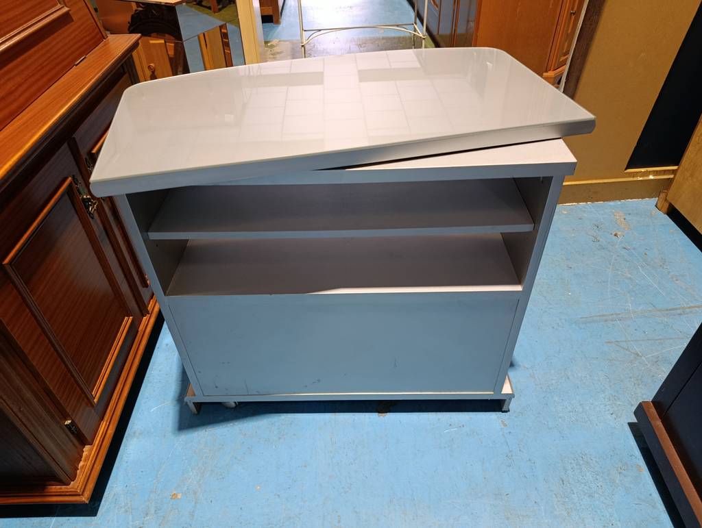 MUEBLE TV / AUXILIAR GRIS PLATA - Imagen 5