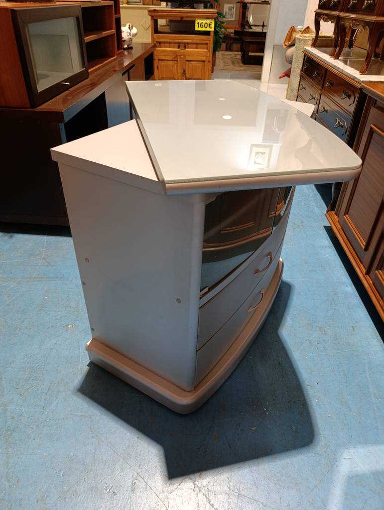 MUEBLE TV / AUXILIAR GRIS PLATA - Imagen 6