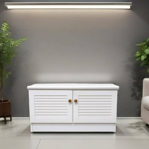 MUEBLE AUXILIAR BLANCO 2 PUERTAS