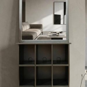 MUEBLE RECIBIDOR CON ESPEJO