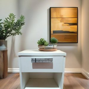MESITA MINIMALISTA CON RUEDAS