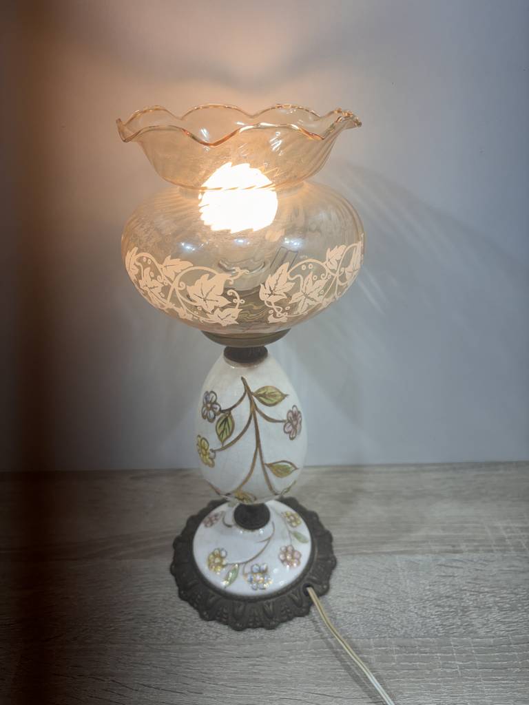 LÁMPARA DE MESA ESTILO QUINQUÉ - Imagen 3