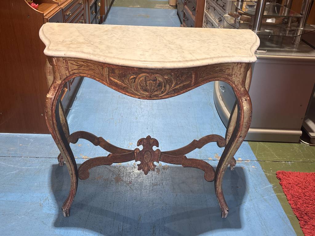 CONSOLA ESTILO LUIS XV/ ROCOCÓ - Imagen 2