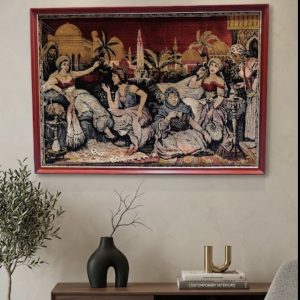 TAPIZ TEJIDO / ESCENA ORIENTAL HAREM