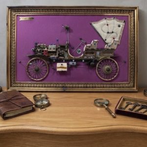CUADRO ARTE Steampunk/ COCHE ANTIGUO(Chevrolet 1911)