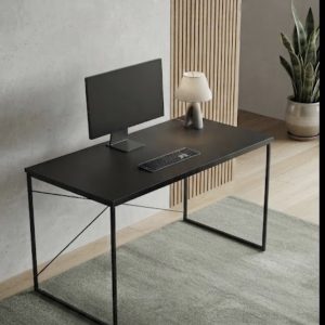 MESA DE ESTILO INDUSTRIAL NEGRA JYSK