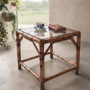 MESA AUXILIAR VINTAGE BAMBÚ