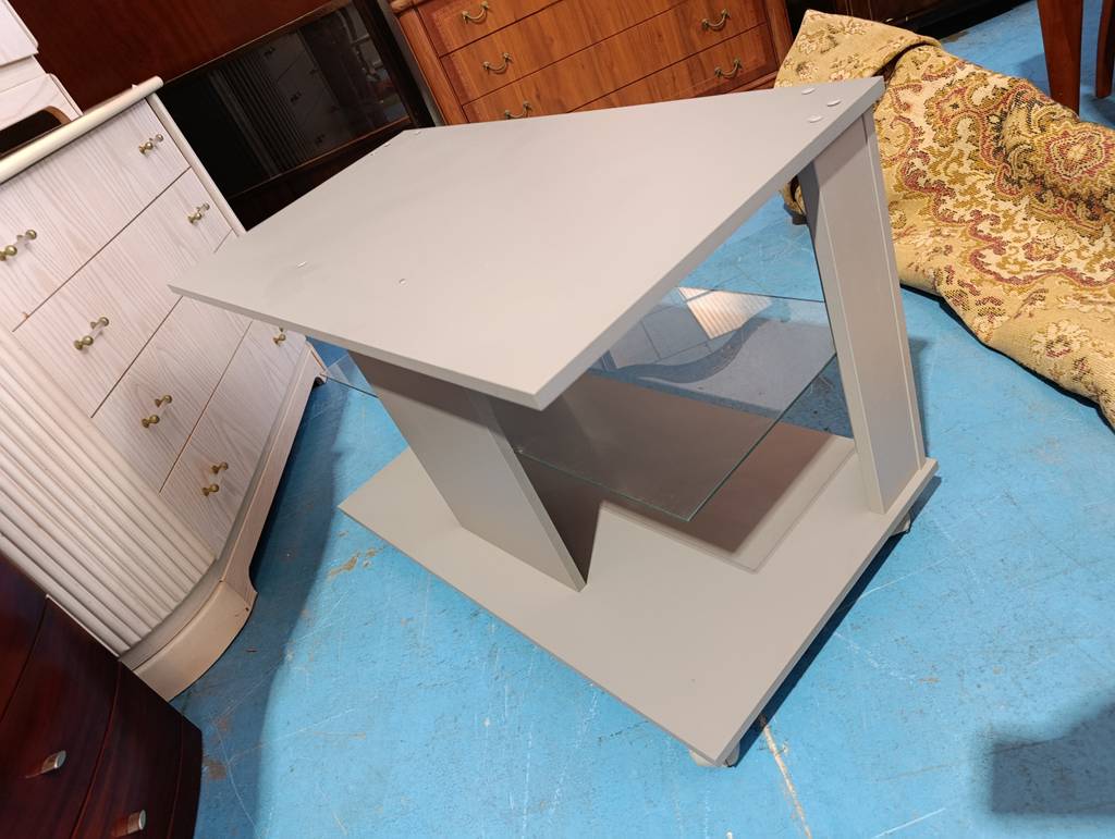 MUEBLE DE TV GRIS CON RUEDAS - Imagen 5