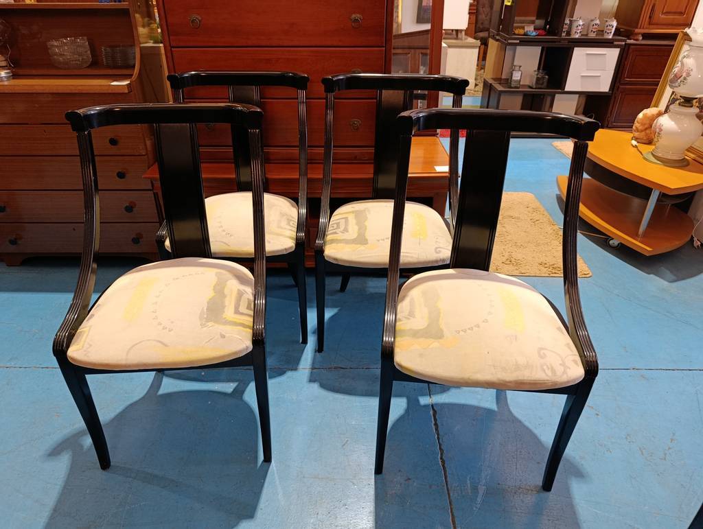 CONJUNTO 6 SILLAS NEGRAS COMEDOR - Imagen 8