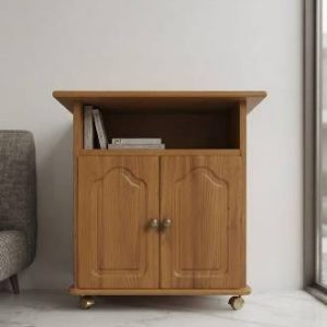 MUEBLE AUXILIAR MADERA CON RUEDAS