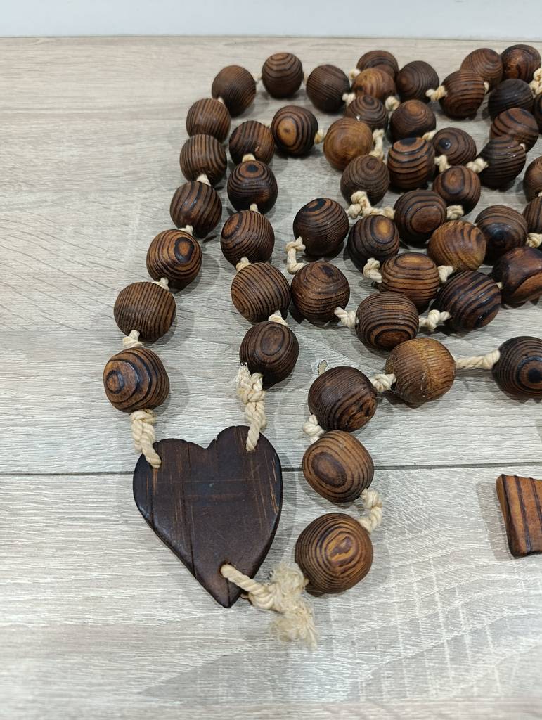 ROSARIO DE PARED/ MADERA ARTESANAL - Imagen 4