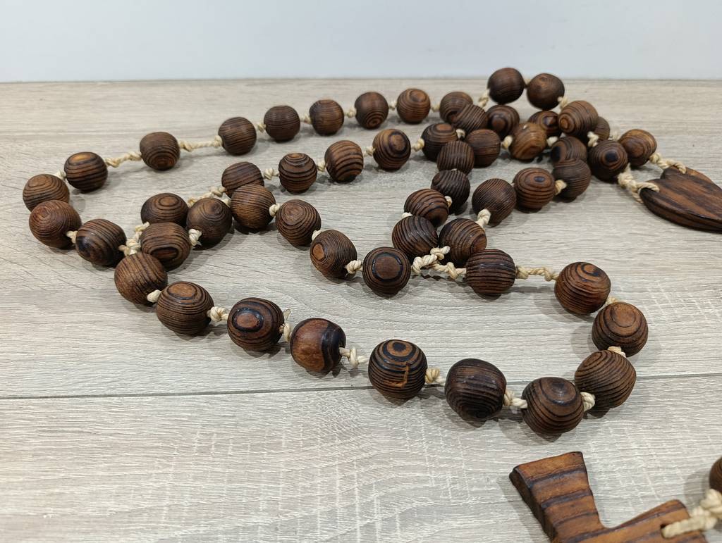 ROSARIO DE PARED/ MADERA ARTESANAL - Imagen 5