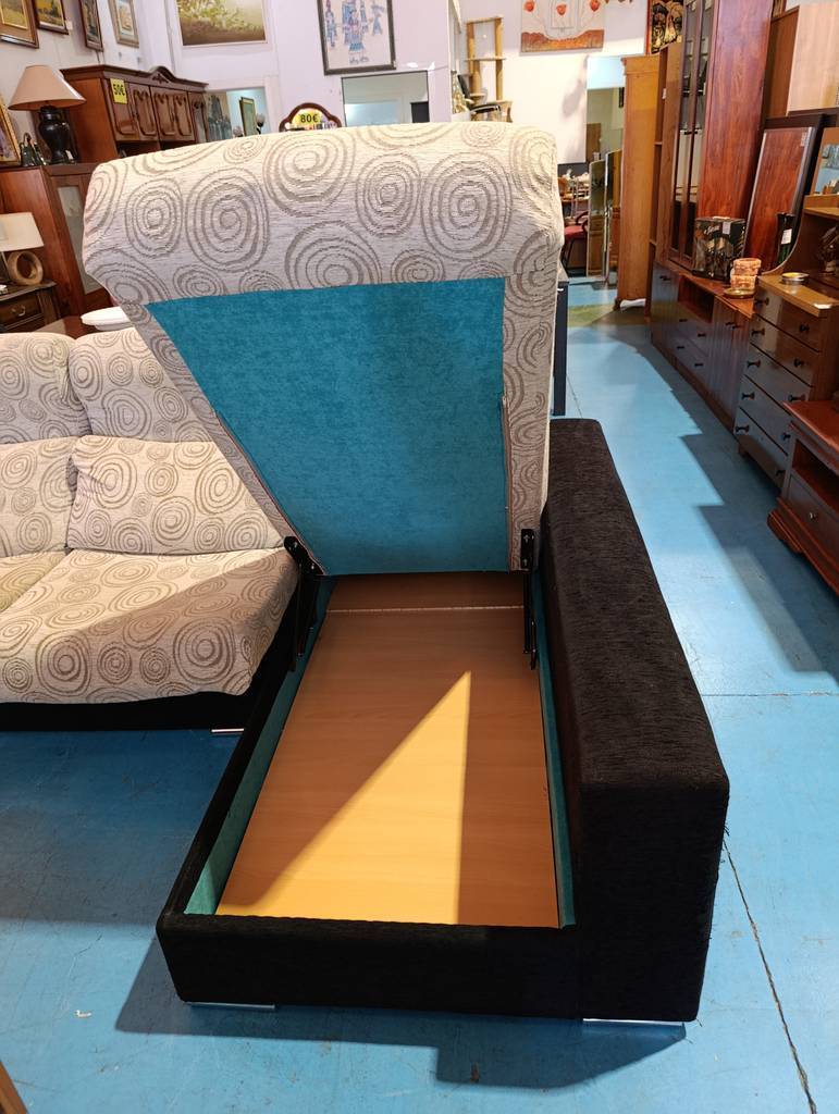 SOFÁ CHAISE LONGUE CON ALMACENAMIENTO - Imagen 7