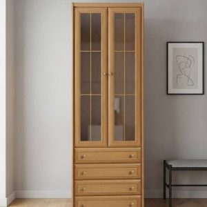 ARMARIO ROPERO DE MADERA Y CAJONERA