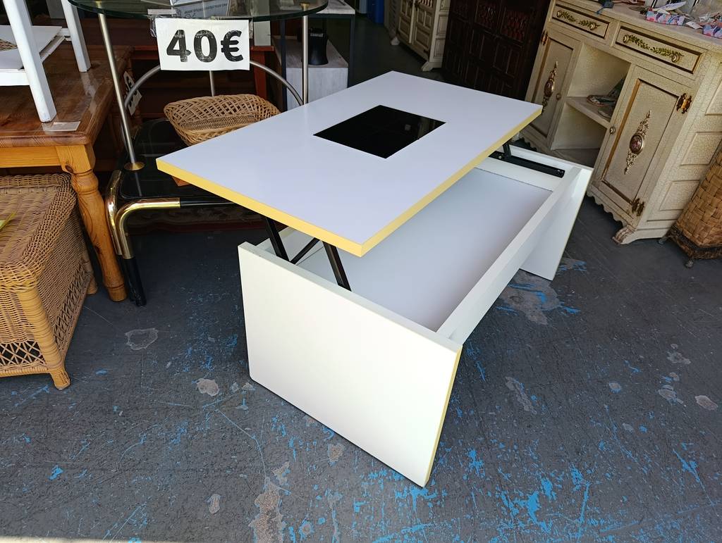 MESA DE CENTRO ELEVABLE / CON ALMACENAJE - Imagen 6