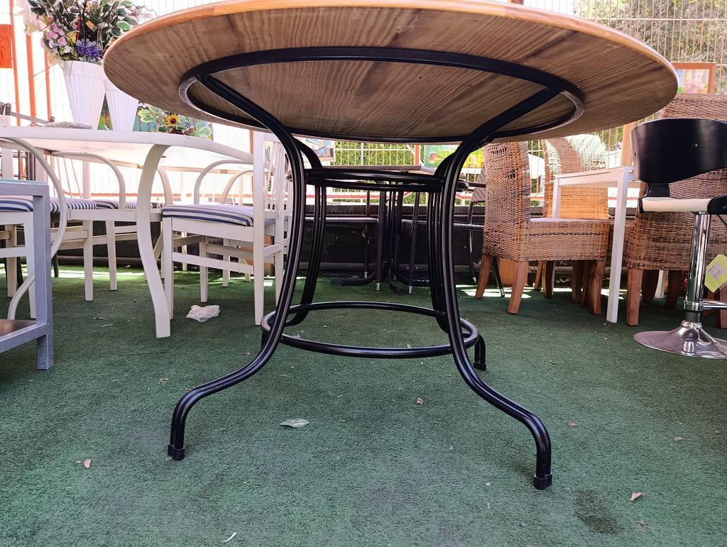 CONJUNTO DE MESA Y 4 SILLAS TURQUESA - Imagen 6