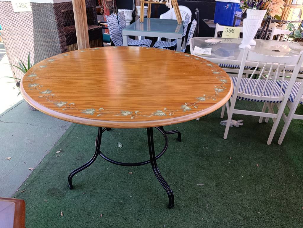 CONJUNTO DE MESA Y 4 SILLAS TURQUESA - Imagen 7