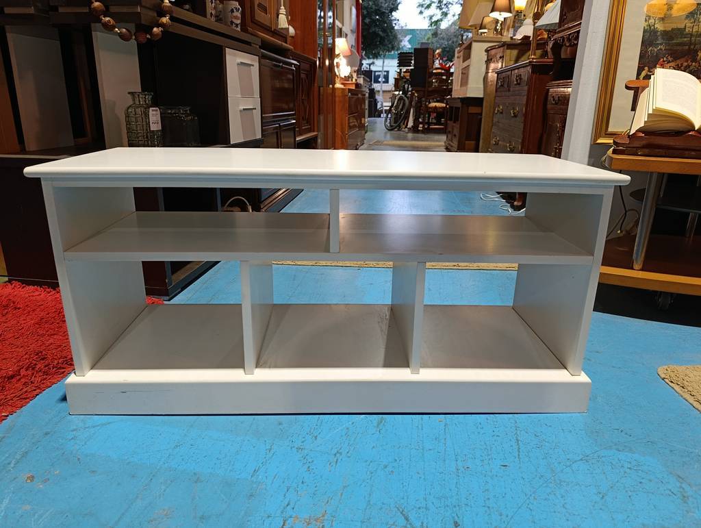 MUEBLE TV / ESTANTERIA BAJA BLANCA - Imagen 2