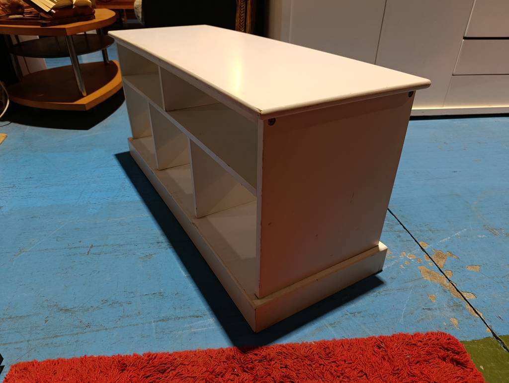 MUEBLE TV / ESTANTERIA BAJA BLANCA - Imagen 6